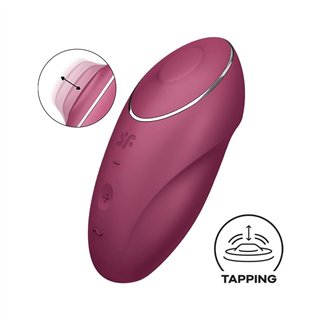 Tap and Climax 1 Vibrator and tapping  Red - 4061504046006 - Teknashop Ltd