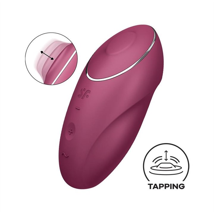 Tap and Climax 1 Vibrator and tapping  Red - 4061504046006 - Teknashop Ltd