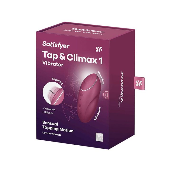 Tap and Climax 1 Vibrator and tapping  Red - 4061504046006 - Teknashop Ltd