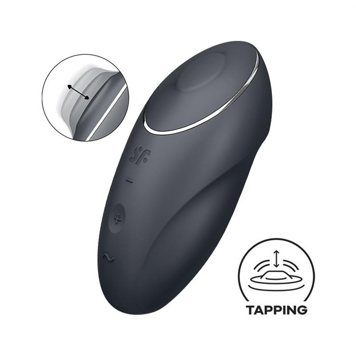 Tap and Climax 1 Vibrator and tapping Black - 4061504046013 - Teknashop Ltd
