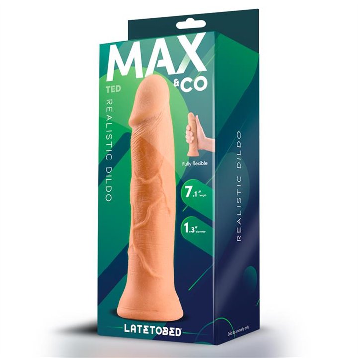 Ted Realistic Dildo 7.1 Flesh - MX-711 - Teknashop Ltd