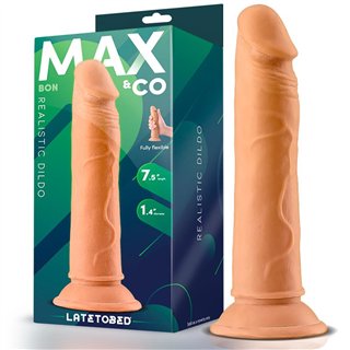 Bon Realistic Dildo with Suction Cup 7.5 Flesh - MX-712 - Teknashop Ltd