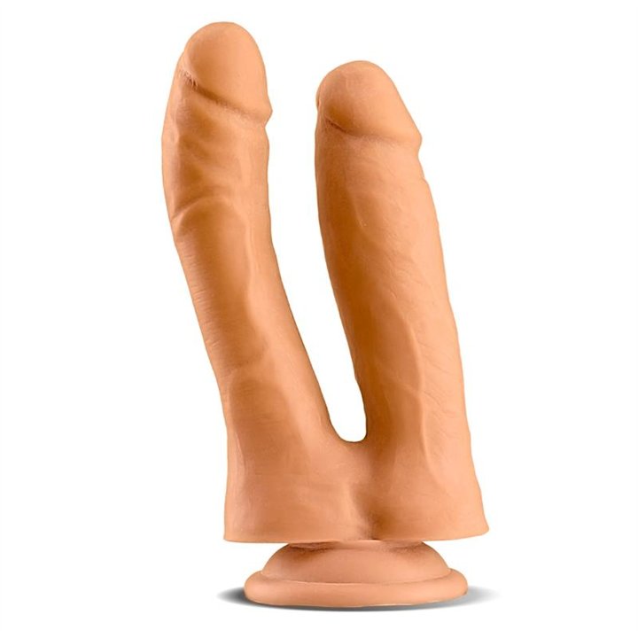 Twin Double Realistic Dildo 7.1 Flesh - MX-714 - Teknashop Ltd