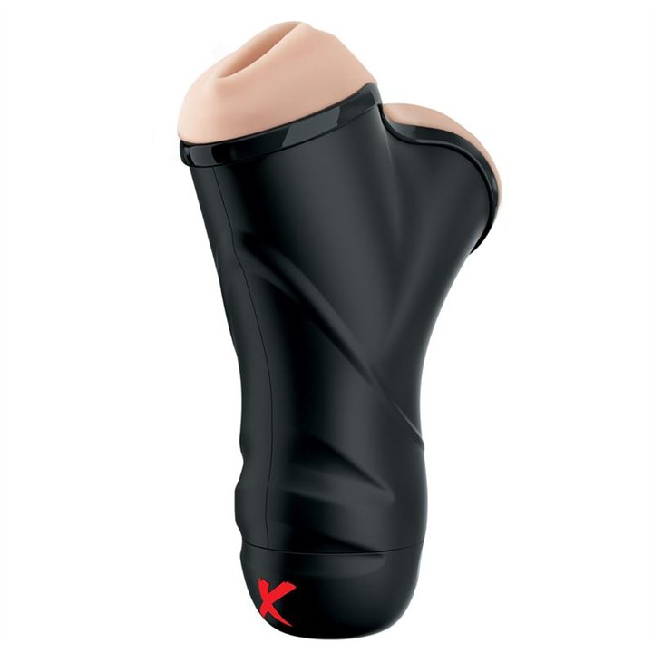 PDX Elite Double Penetration Vibrating Stroker - RD-508 - Teknashop Ltd