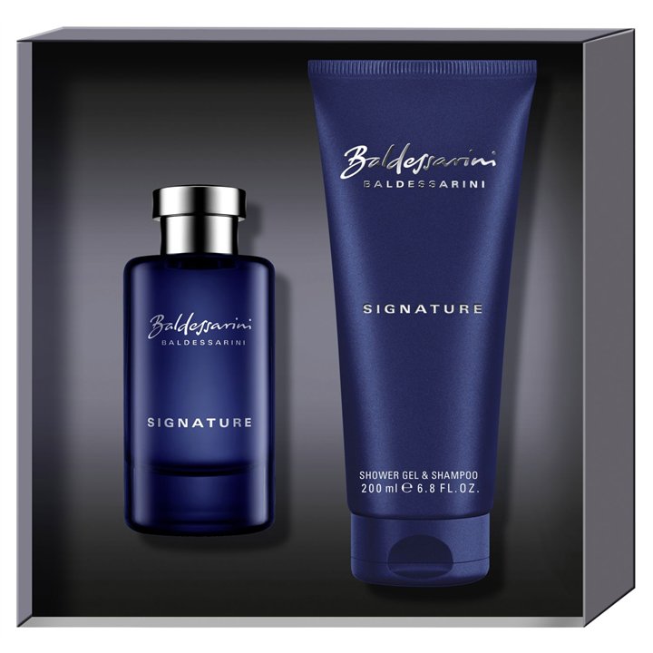 Set Baldessarini: Signature, Eau De Toilette, For Men, 50 ml + Signature, Cleansing & Refreshing, Shower Gel, For All Skin Types