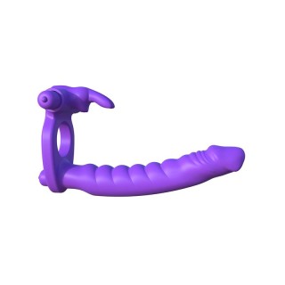 Fantasy C-Ringz Silicone Double Penetrator Rabbit Purple - PD-5819-12 - Teknashop Ltd