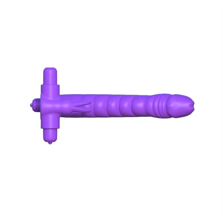 Fantasy C-Ringz Silicone Double Penetrator Rabbit Purple - PD-5819-12 - Teknashop Ltd