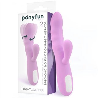 Brightlavender Vibe and Rotator Double Motor 360º USB Silicone - A-039 - Teknashop Ltd