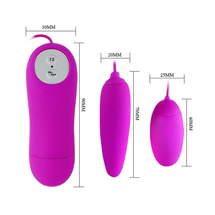 Pretty Love Vibrating Egg Irma Purple - BI-014391 - Teknashop Ltd