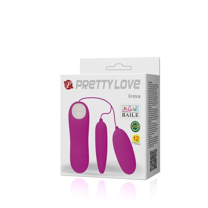 Pretty Love Vibrating Egg Irma Purple - BI-014391 - Teknashop Ltd