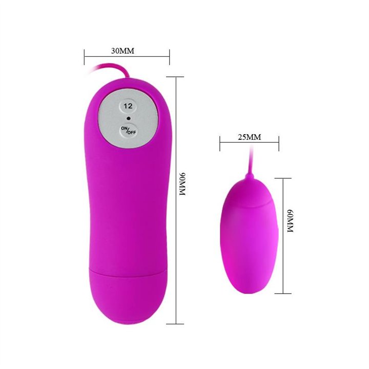 Pretty Love Vibrating Egg Eunice Purple - BI-014392 - Teknashop Ltd