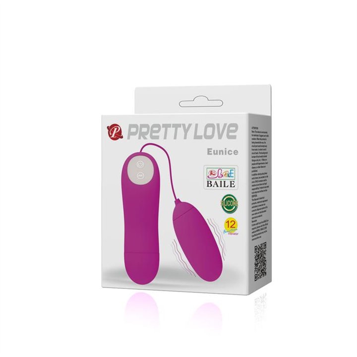 Pretty Love Vibrating Egg Eunice Purple - BI-014392 - Teknashop Ltd