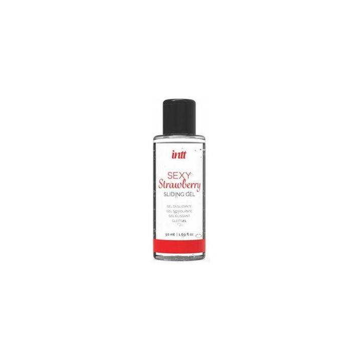 Black Brazilian Panty and Strawberry Slide Gel 50 ml - 5600781416127 - Teknashop Ltd