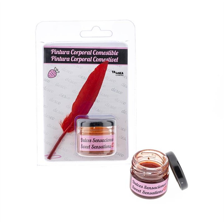 Kissable Body Paint Strawberry Flavor - 8412345047022 - Teknashop Ltd
