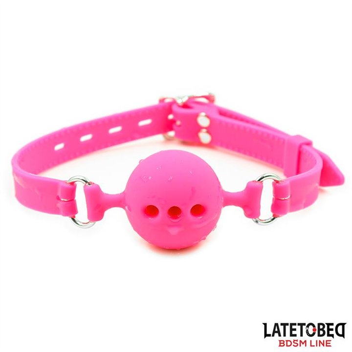Breathable Silicone Ball Gag M - 4.5 cm - 8436615000944 - Teknashop Ltd
