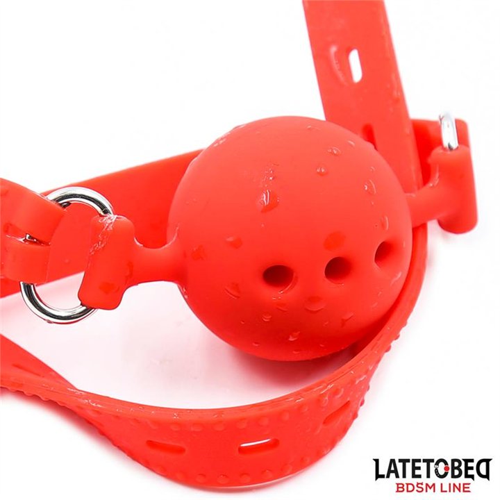 Breathable Silicone Ball Gag S - 4 cm - 8436615001002 - Teknashop Ltd