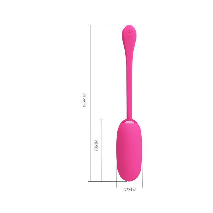 Vibrating Egg Julius USB Silicone Pink - BI-014653-1 - Teknashop Ltd