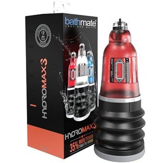 Penis Pump Hydromax3 Red - BM-HM3-BR - Teknashop Ltd