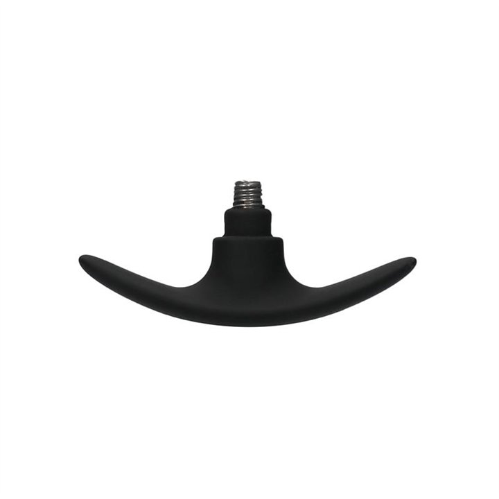 Butt Plug Set Pointed Large Suction Cup Black - OU354BLK - Teknashop Ltd