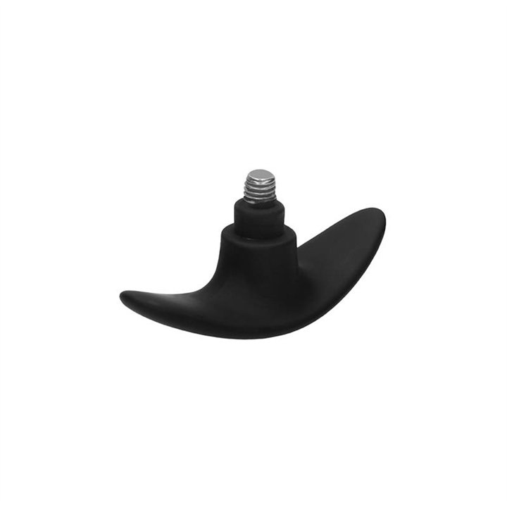 Butt Plug Set Pointed Large Suction Cup Black - OU354BLK - Teknashop Ltd