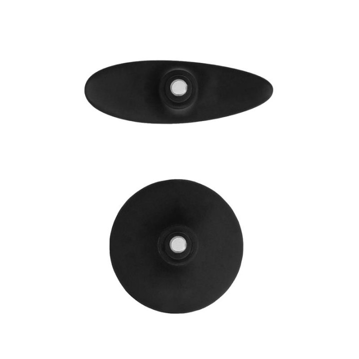 Butt Plug Set Pointed Large Suction Cup Black - OU354BLK - Teknashop Ltd