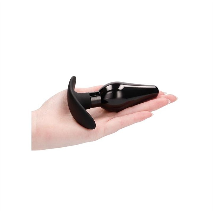Butt Plug Set Pointed Large Suction Cup Black - OU354BLK - Teknashop Ltd
