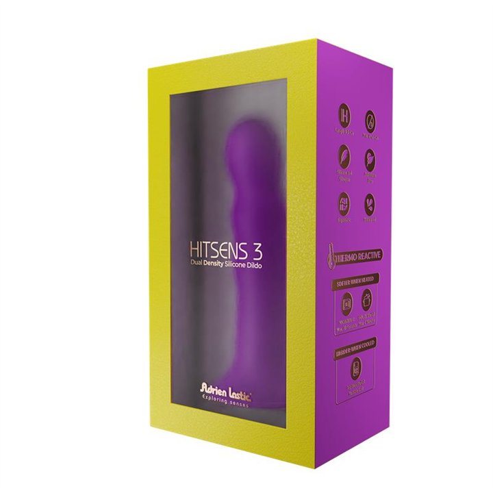 Dildo Hitsens 3 Dual Density Purple - SD-24023 - Teknashop Ltd