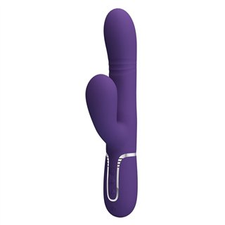 Mariana Vibrator 4 in 1 Silicone Purple - BW-500034-2 - Teknashop Ltd