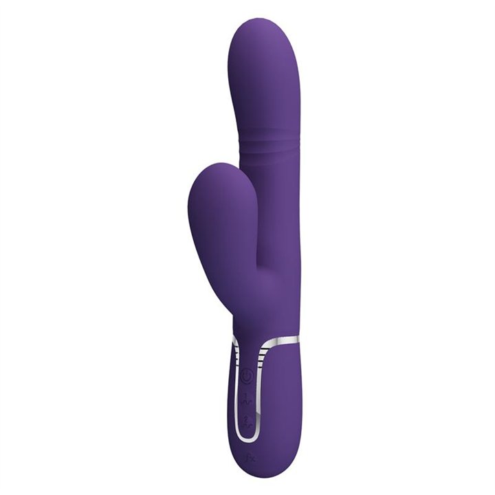 Mariana Vibrator 4 in 1 Silicone Purple - BW-500034-2 - Teknashop Ltd