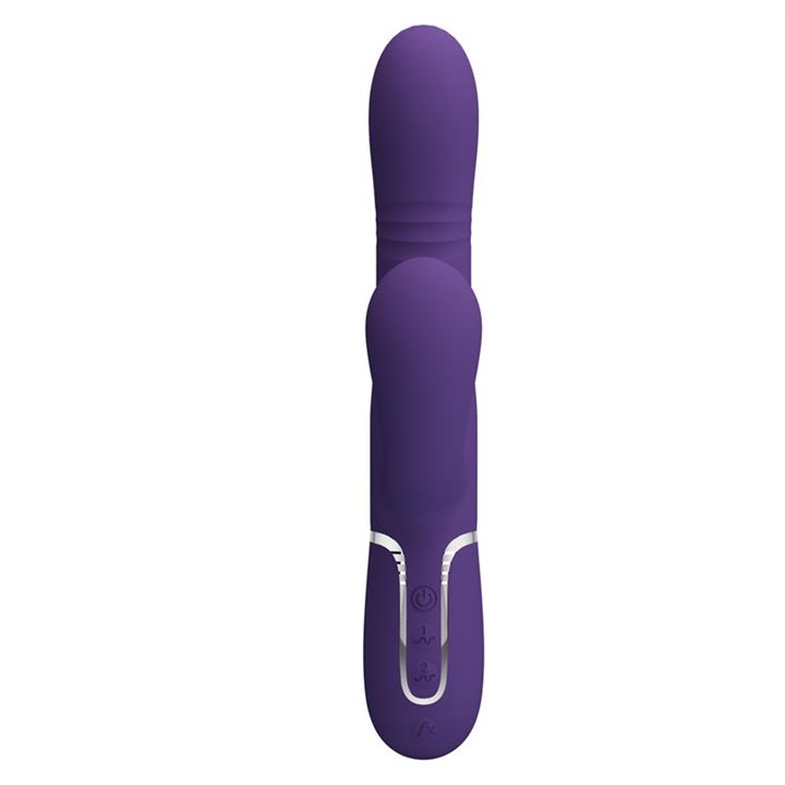 Mariana Vibrator 4 in 1 Silicone Purple - BW-500034-2 - Teknashop Ltd