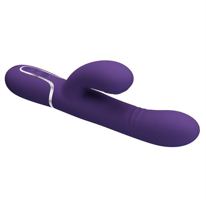 Mariana Vibrator 4 in 1 Silicone Purple - BW-500034-2 - Teknashop Ltd