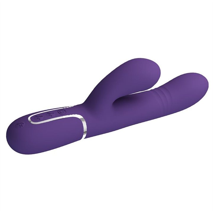 Mariana Vibrator 4 in 1 Silicone Purple - BW-500034-2 - Teknashop Ltd