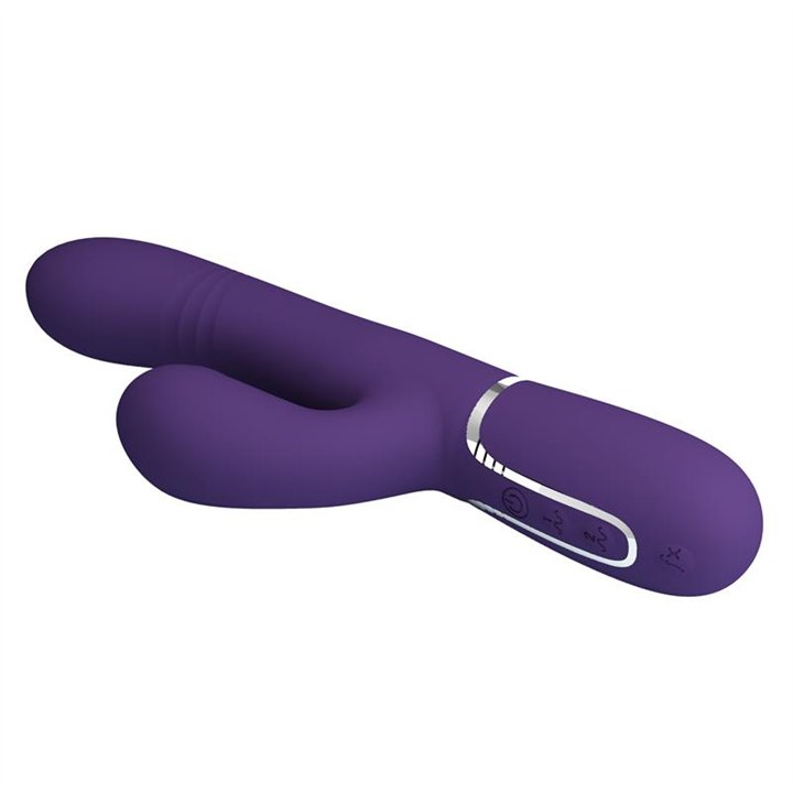 Mariana Vibrator 4 in 1 Silicone Purple - BW-500034-2 - Teknashop Ltd