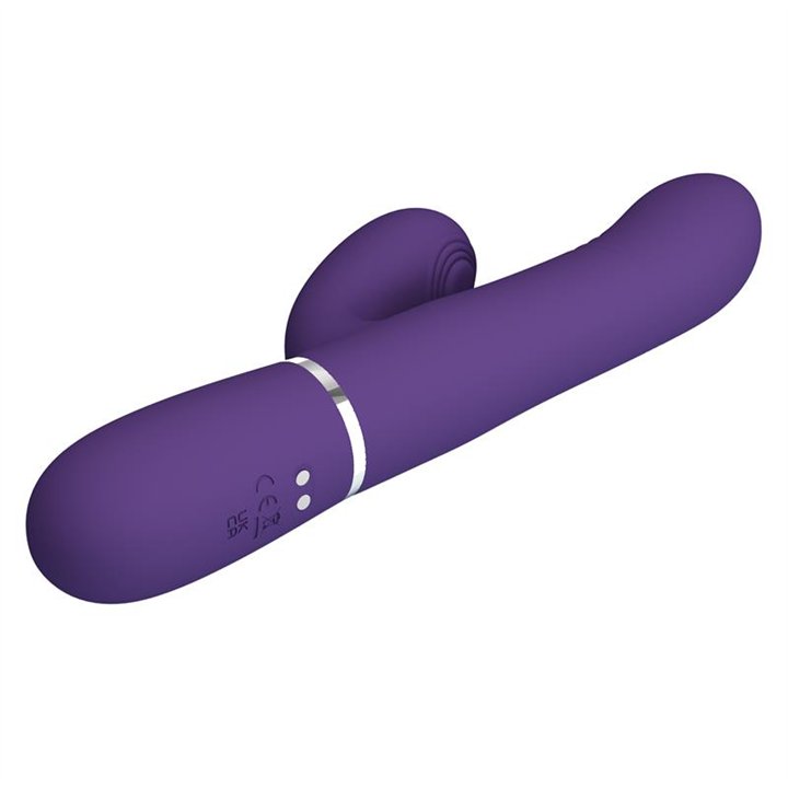 Mariana Vibrator 4 in 1 Silicone Purple - BW-500034-2 - Teknashop Ltd
