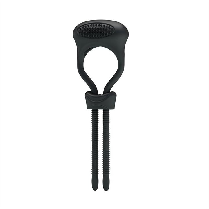 Pretty Love Vibrating Cock Ring Curitis Black - BI-210138 - Teknashop Ltd
