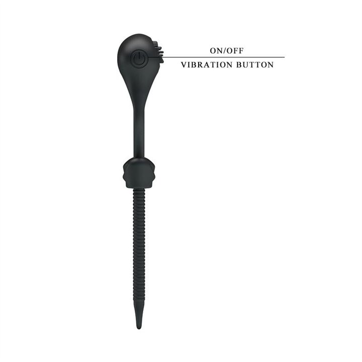 Pretty Love Vibrating Cock Ring Curitis Black - BI-210138 - Teknashop Ltd