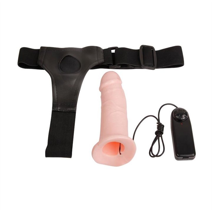 Strap-on with Vibrating Hollow Dildo Mens Pants - BW-022039 - Teknashop Ltd
