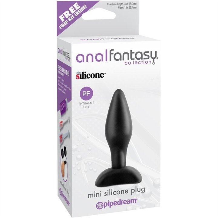 Mini Silicone Plug - Colour Black - PD-4601-23 - Teknashop Ltd