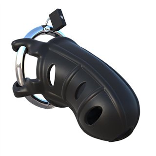 Fantasy C-Ringz Hardcore Silicone Cock Blocker Black - PD-5928-23 - Teknashop Ltd