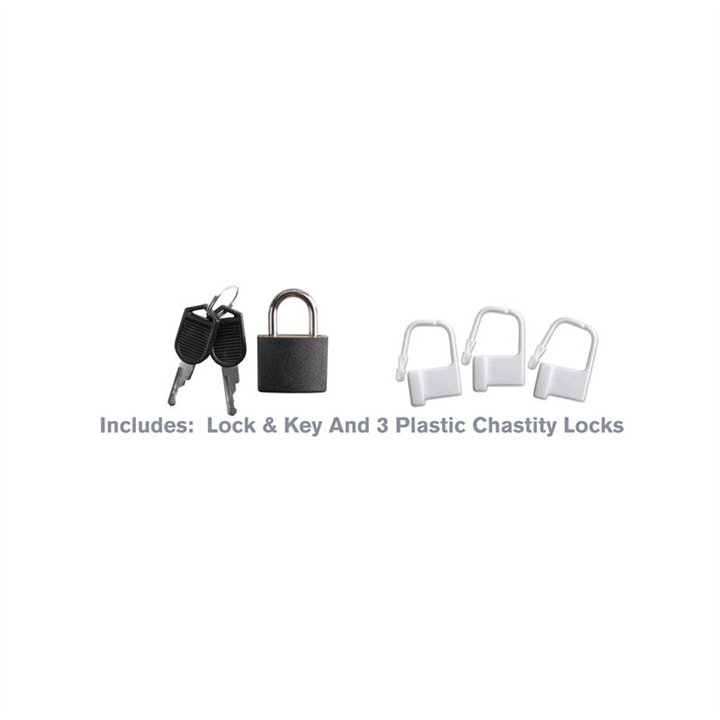 Fantasy C-Ringz Hardcore Silicone Cock Blocker Black - PD-5928-23 - Teknashop Ltd