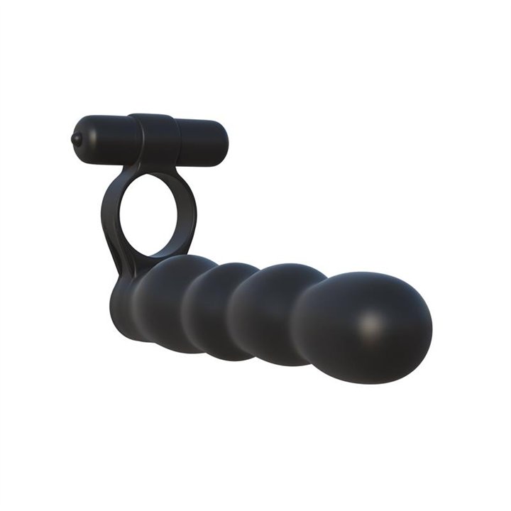 Fantasy C-Ringz Posable Partner Double Penetrator Black - PD-5930-23 - Teknashop Ltd