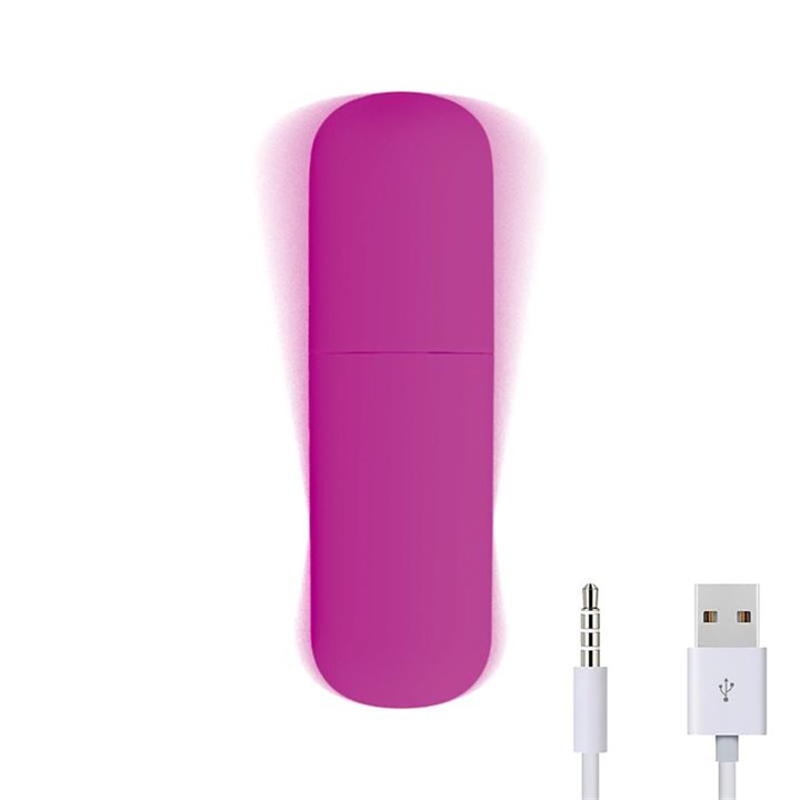 4Fun Vibrating Bullet and 4 Sleeves USB Waterproof Silicone - Y-835 - Teknashop Ltd
