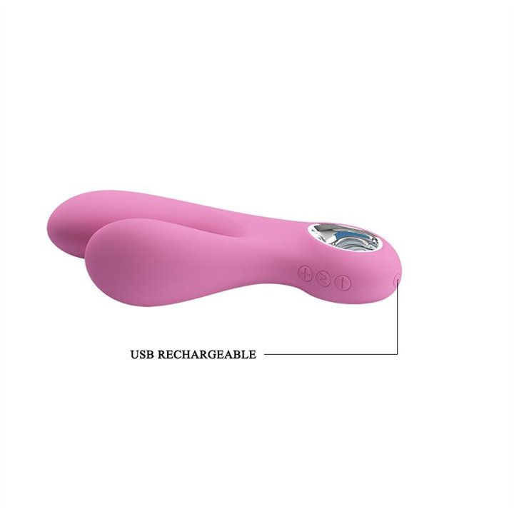 Vibe Canrol USB Silicone Soft Pink - BI-014542-1 - Teknashop Ltd
