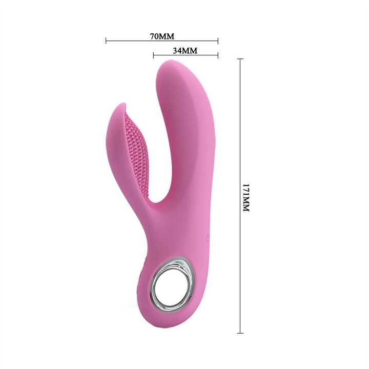 Vibe Canrol USB Silicone Soft Pink - BI-014542-1 - Teknashop Ltd