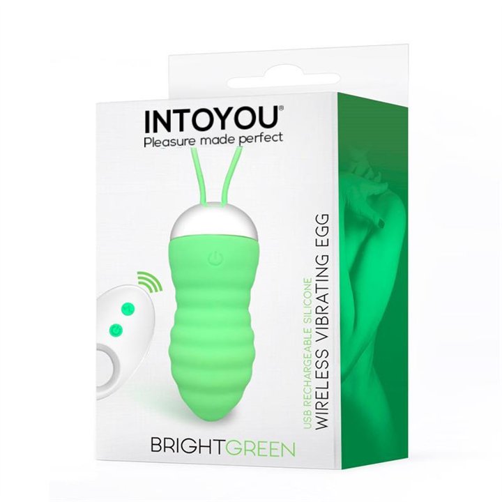 Brightgreen Vibrating Egg Remote Control USB Silicone - A-018 - Teknashop Ltd