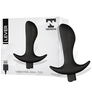 Lever Anal Plug with Vibration USB Silicone - T-108 - Teknashop Ltd