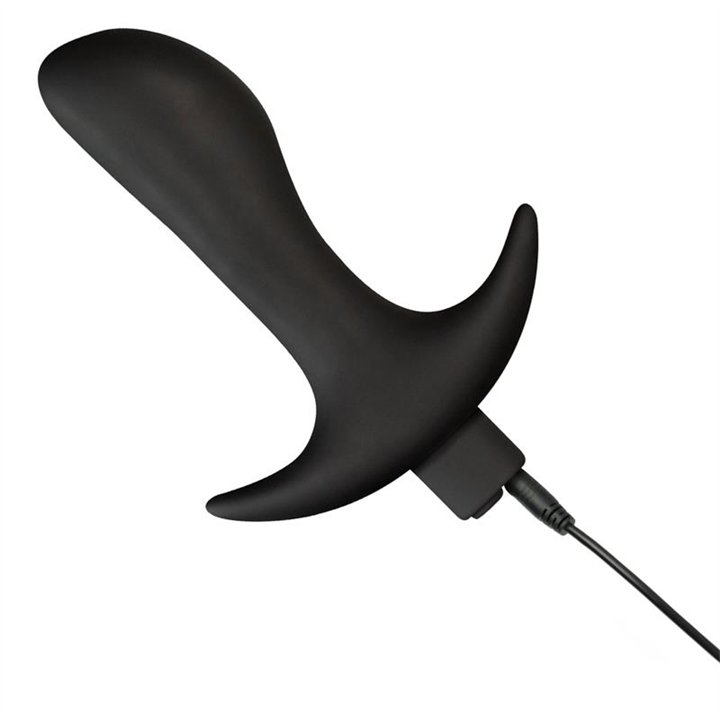 Lever Anal Plug with Vibration USB Silicone - T-108 - Teknashop Ltd