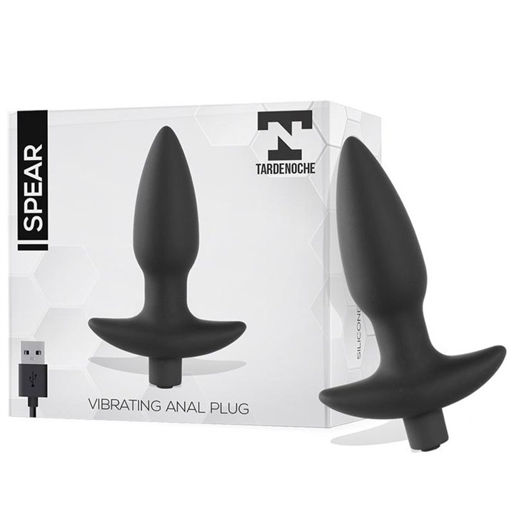 Spear Vibrating Anal Plug USB Silicone - T-111 - Teknashop Ltd