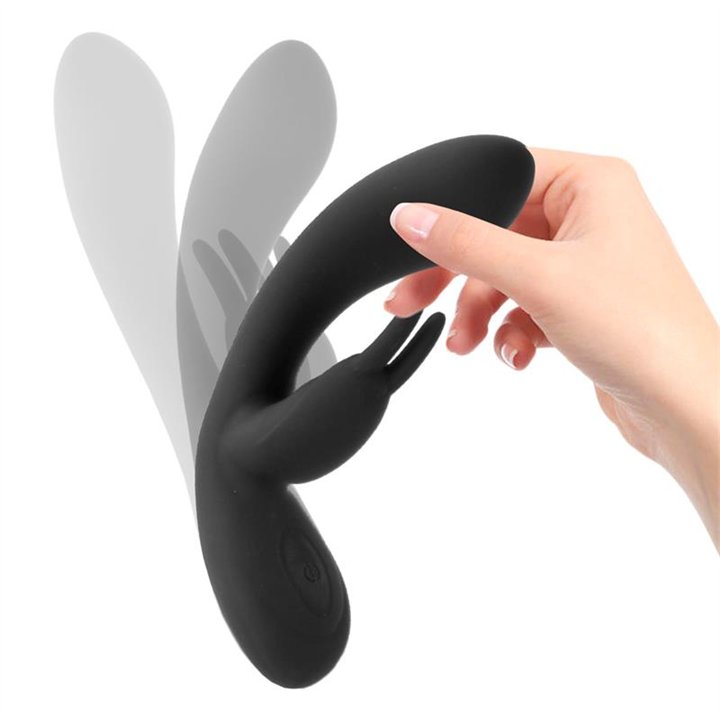 Noir Vibe Injected Liquid Silicone 2 Motors USB - T-112 - Teknashop Ltd
