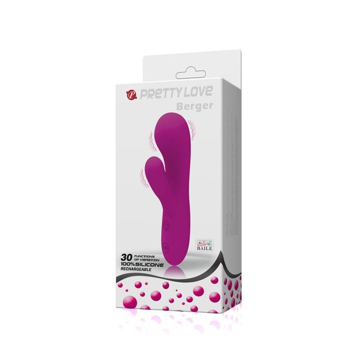Pretty Love Mini Massager Berger Purple - BI-014357 - Teknashop Ltd